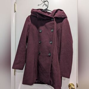 Banana Republic Hooded Peacoat